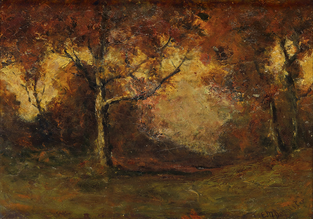 EDWARD M. BANNISTER (1828 - 1901) Untitled (Fall Landscape).